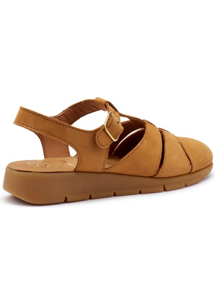 Kadın Sandalet 51H6 Frau Nabuk Caramel modelleri