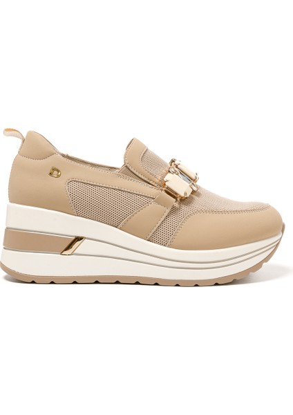 Kadın Sneaker ( Günlük) 2L5548DM Donna Serena Tomaıa 5548DM Beige Platino