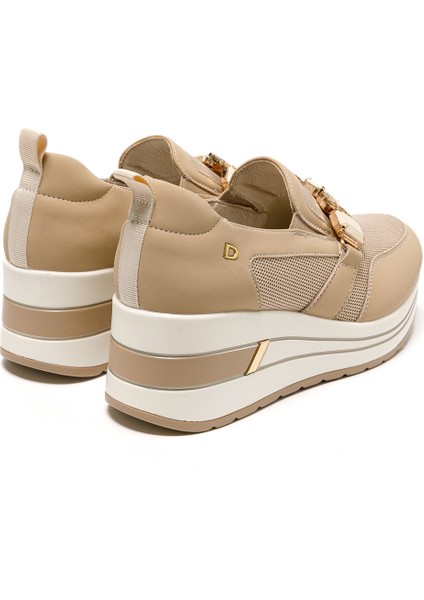 Kadın Sneaker ( Günlük) 2L5548DM Donna Serena Tomaıa 5548DM Beige Platino indirimleri