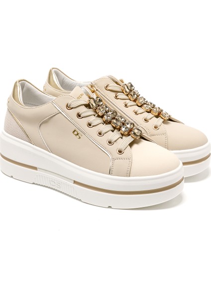 Kadın Sneaker ( Günlük) 185550DM Donna Serena Tomaıa 5550DM Beige Platino modelleri