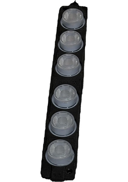 Polis Çakar IP65 3030SMD Kırmızı Mavi Flaş Strobe Işıklar Aydınlatma Oto Araba Motor LED Dc 12V 6W 220-240LM 6 Göz LED 2 Renk 136X20MM fırsatları
