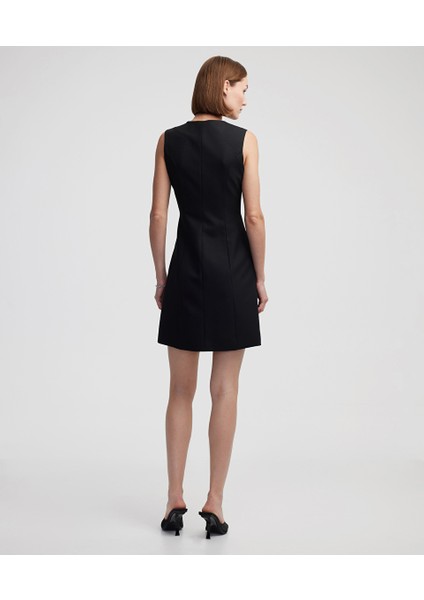 Cep Kapaklı Mini Elbise IS1250002498001 fırsatları