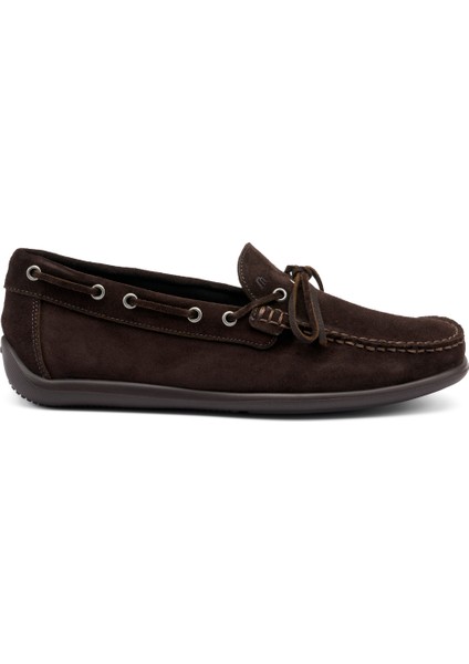 Erkek Oxford ( Klasik) 14D9 Frau Castoro Casual Suede Boat Lofers