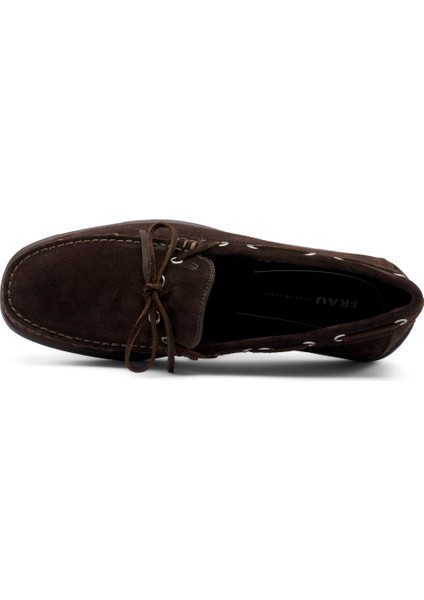 Erkek Oxford ( Klasik) 14D9 Frau Castoro Casual Suede Boat Lofers fırsatları