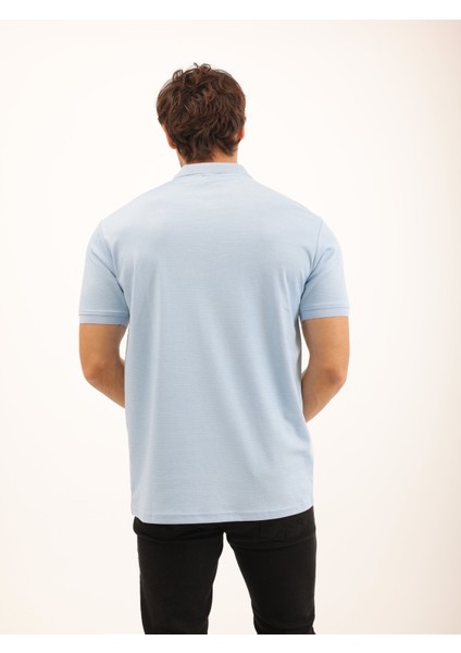 Erkek Regular Fit Polo Yaka Interlok T-Shirt fiyatları