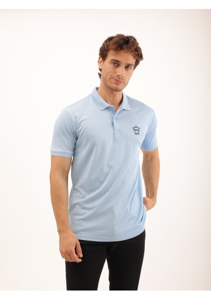 Erkek Regular Fit Polo Yaka Interlok T-Shirt modelleri