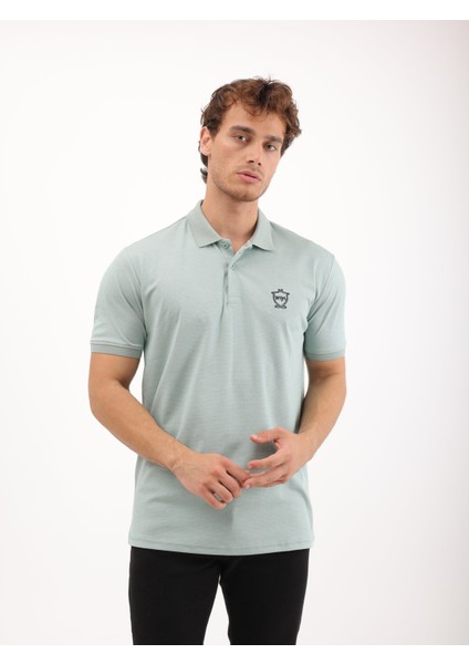 Erkek Regular Fit Polo Yaka Interlok T-Shirt modelleri