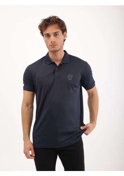 Erkek Regular Fit Polo Yaka Interlok T-Shirt