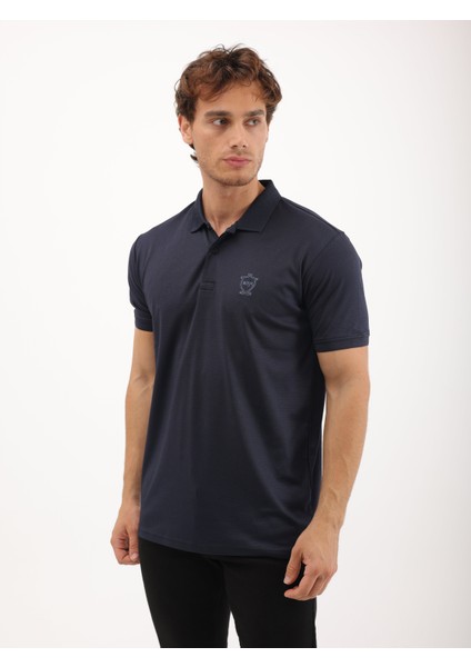 Erkek Regular Fit Polo Yaka Interlok T-Shirt fırsatları