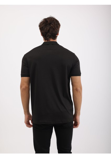 Erkek Regular Fit Polo Yaka Interlok T-Shirt fiyatları
