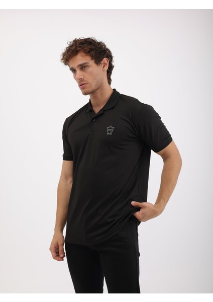Erkek Regular Fit Polo Yaka Interlok T-Shirt fırsatları