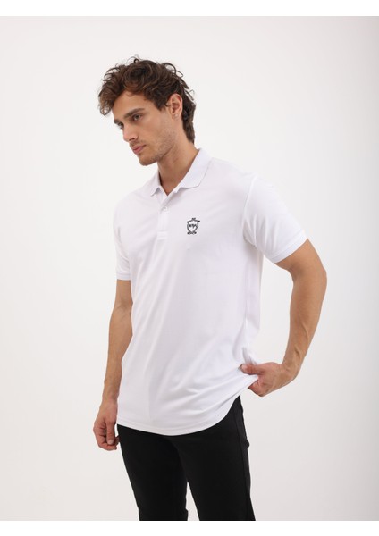 Erkek Regular Fit Polo Yaka Interlok T-Shirt fırsatları