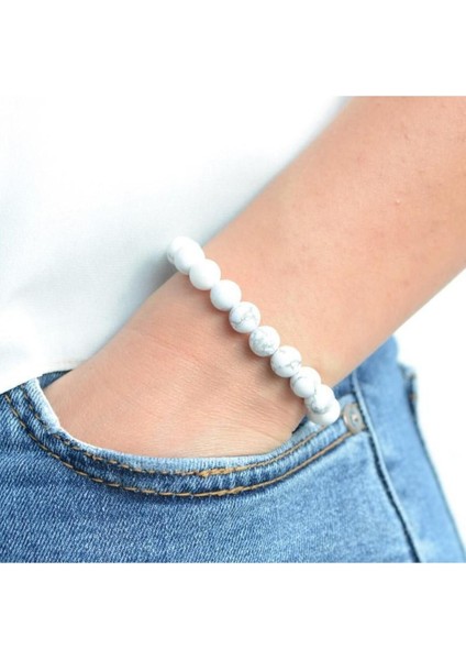 Bekleyişin Huzuru Havlit Unisex Doğal Taş Bileklik modelleri