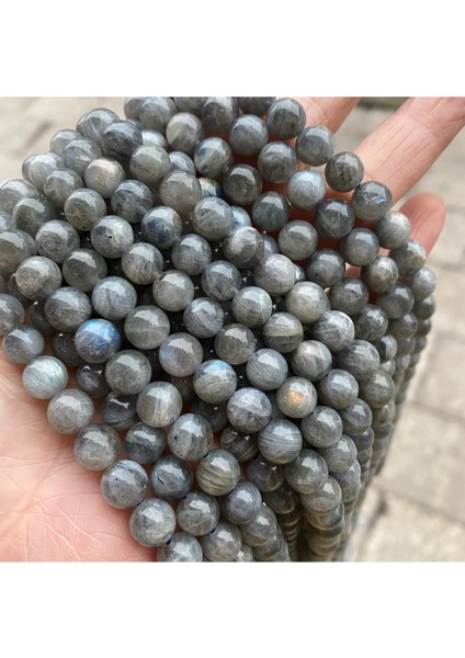 A+ Kalite | Labradorit Doğal Taş Dizi Boncuk > Sertifikalı + Misina Hediyeli