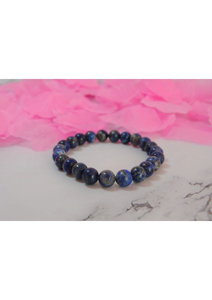 Unisex Lapis Lazuli Doğal Taş Bileklik