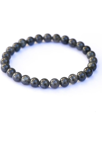 Madagascar Labradorit Içsel Değişim ve Ilham: Unisex Doğal Taş Bileklik