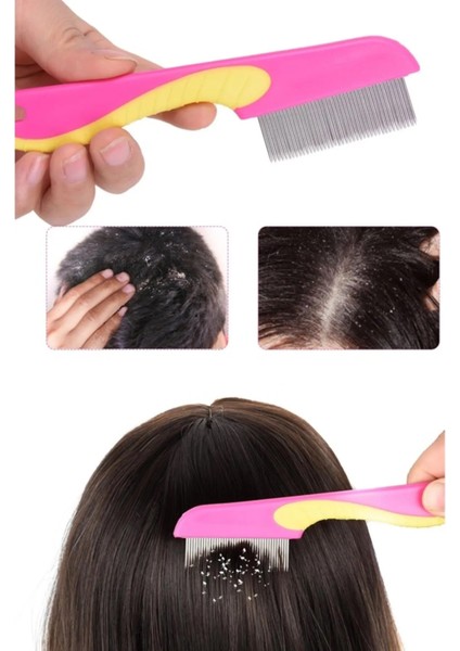 Uzun Saplı Bit Tarağı Kedi Köpek Evcil Hayvan Bit Pire Ayıklama Uzun Saplı