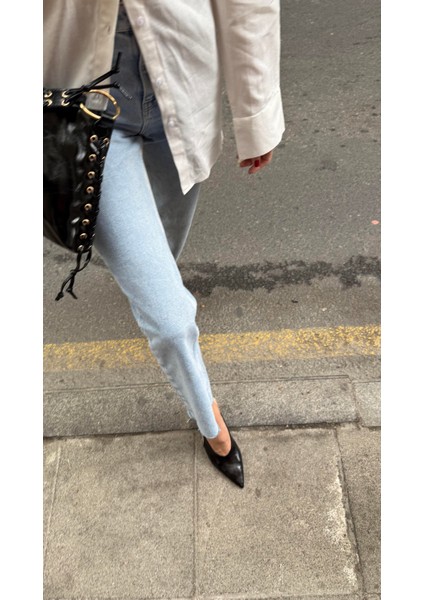 Sivri Burun Dekolteli Siyah Kadın Topuklu fiyatları