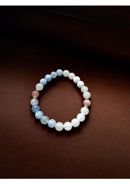 🌙 Iç Huzurun Bilekliği: Ay Taşı ve Akuamarin Doğal Taş Kadın Bileklik – Sertifikalı fiyatları