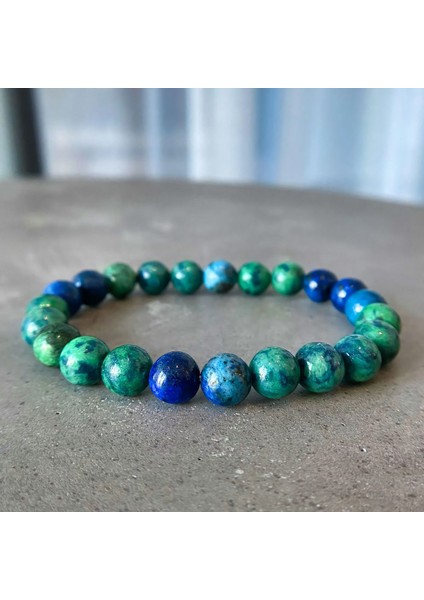 A+ Kalite | Azurit Doğal Taş Bileklik > Sertifikalı fiyatları
