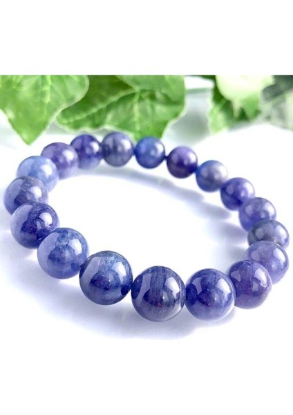 Gece Gökyüzü: Unisex Tanzanit Doğal Taş Bileklik