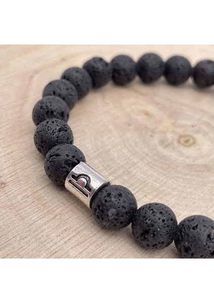 Terazi Burcu Için Lav Taşı: Unisex Doğal Taş Bileklik fiyatları