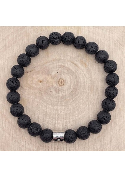 Terazi Burcu Için Lav Taşı: Unisex Doğal Taş Bileklik modelleri