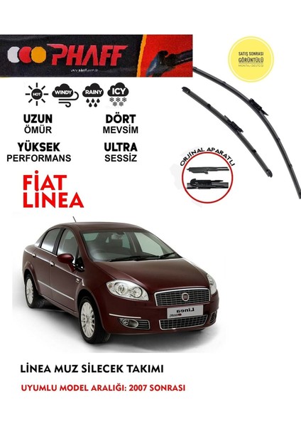 Fiat Linea Muz Silecek Takımı 2009 Model Araca Özel
