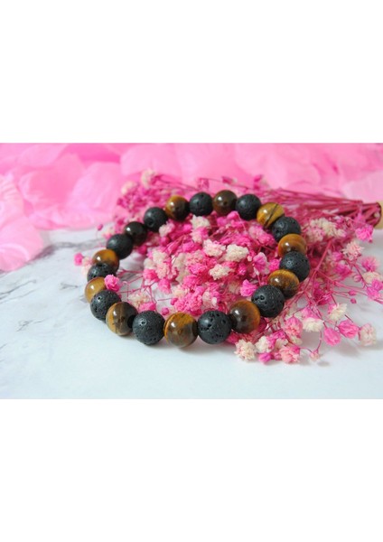 Erkek Lav Taşı ve Kaplan Gözü Bileklik fiyatları