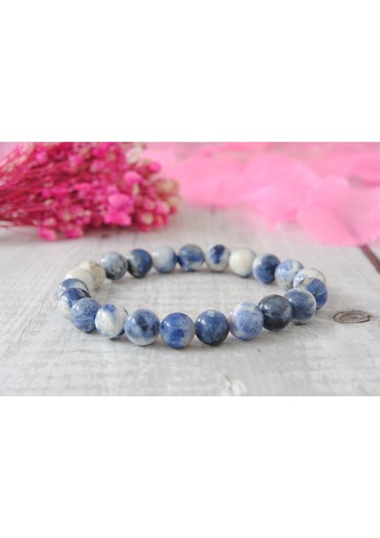 Unisex Sodalit Doğal Taş Bileklik fiyatları