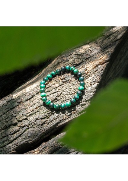 Unisex Yeşil Kaplan Gözü Doğal Taş Bileklik fiyatları