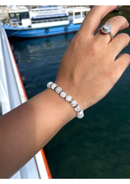 Doğanın Saf Ihtişamıyla | Beyaz Necef Doğal Taş Bileklik > Handcrafted - Sertifikalı