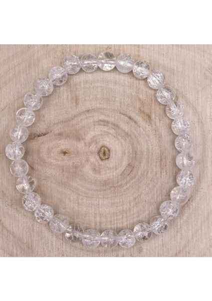 Çatlak Kristal Kuvars Güçlendirme: Unisex Doğal Taş Bileklik fırsatları