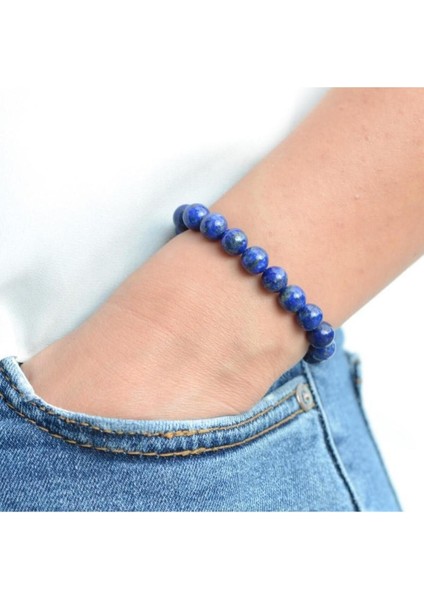 Ruhunuzun Derinliklerinde Hakimiyet Lapis Lazuli: Unisex Doğal Taş Bileklik fiyatları