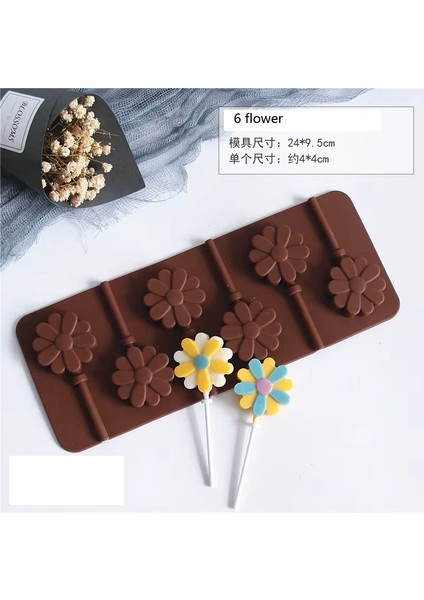 Silikon Lolipop Kalıbı Çikolata Kalıbı Silikon Kalıp