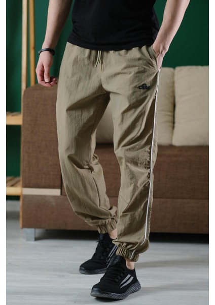 Ccw Paçası Lastikli Kort Paraşüt Şeritli Outdoor Erkek Eşofman Alt