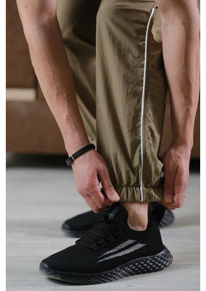 Ccw Paçası Lastikli Kort Paraşüt Şeritli Outdoor Erkek Eşofman Alt modelleri