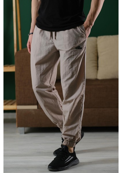 Ccw Paçası Lastikli Kort Paraşüt Şeritli Outdoor Erkek Eşofman Alt