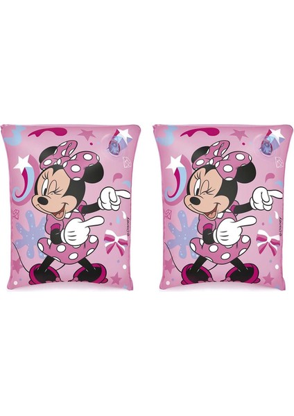 Disney Junior® Minnie Mouse 15X25CM. Yüzme Kollukları: Kolay Şişir, Pratik Taşı, Güvenle Yüz!