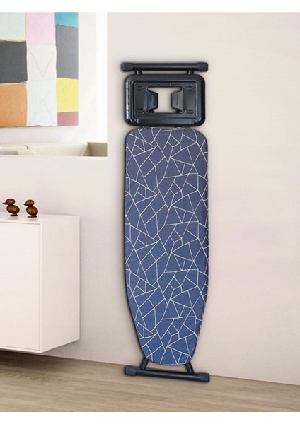 204 Monoblok Ütü Masası Isıya Dayanıklı Kumaş 117x37 cm Kullanışlı Tasarım