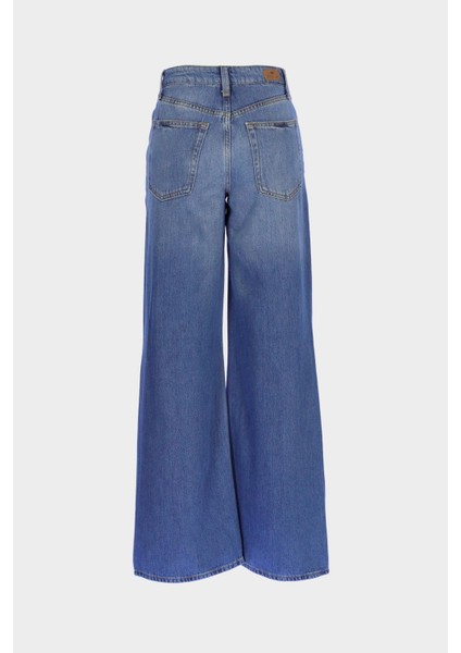 Weslie Açık Mavi Yüksek Bel Fermuarlı Yırtıklı Jean Pantolon C 4530-224 fiyatları