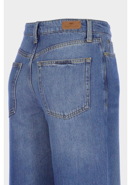 Weslie Açık Mavi Yüksek Bel Fermuarlı Yırtıklı Jean Pantolon C 4530-224 modelleri