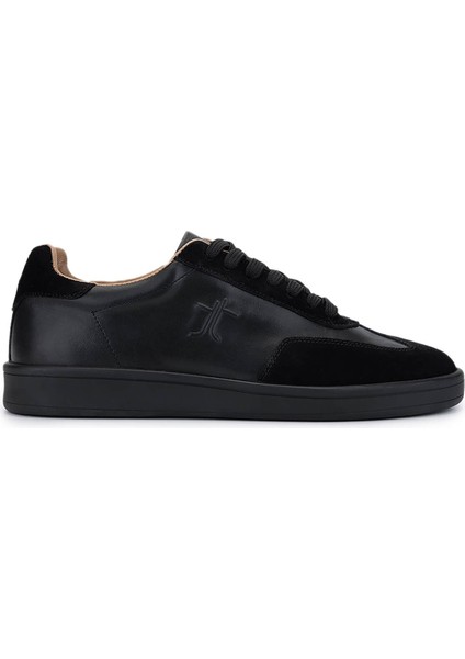 Erkek Hakiki Deri Siyah Sneakers & Spor Ayakkabı 233 5100 Erk Ayk Y25 Sıyah Dr/suet