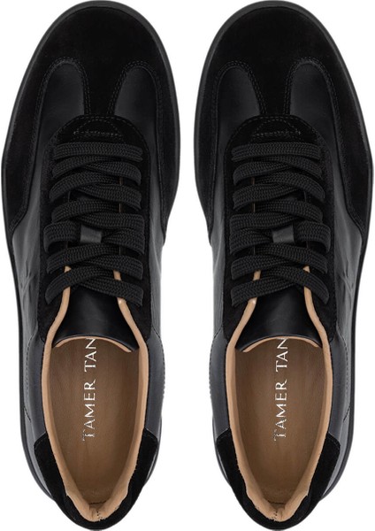 Erkek Hakiki Deri Siyah Sneakers & Spor Ayakkabı 233 5100 Erk Ayk Y25 Sıyah Dr/suet indirimleri