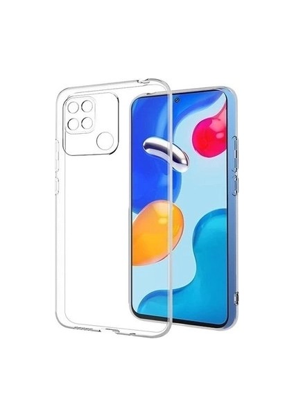 Xiaomi Redmi 10C Kılıf Kamera Korumalı Şeffaf Silikon