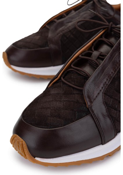 Erkek Hakiki Deri Kahverengi Sneakers & Spor Ayakkabı 1092 22221 Erk Ayk Y25 Kahve Dr/suet Orgu modelleri