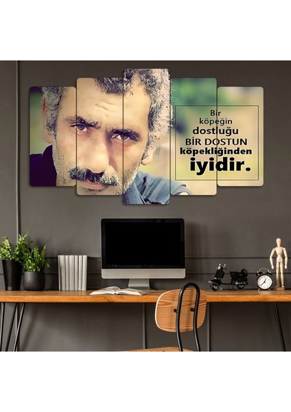 Yılmaz Güney, Bir Dostun Köpekliği - 5 Parçalı Tablo