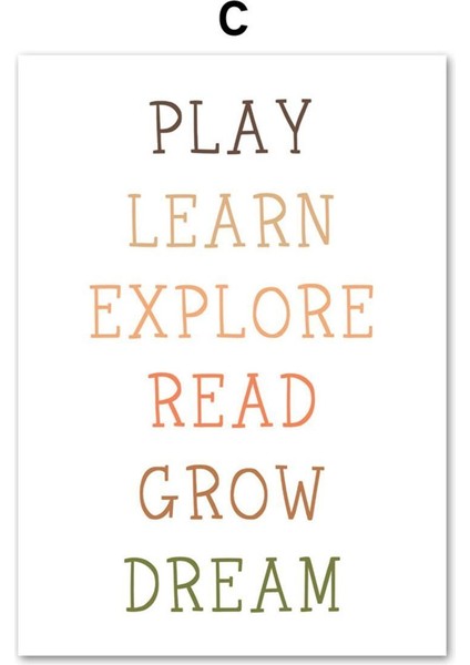 Hayvan ve Doğa Temalı Eğitici Özel Tasarım 6’lı Çerçeve Görünümlü Mdf Tablo Seti-Bebek ve Çocuk Odas indirimleri