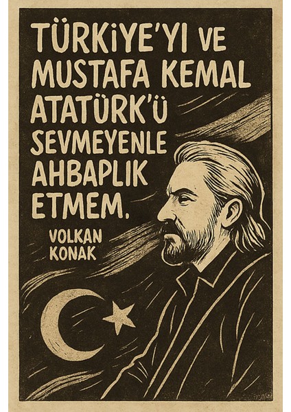 Volkan Konak 6lı Poster Seti 20X30 Uv Baskı Mdf Poster indirimleri