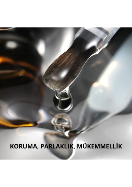 Kalıcı Oje Için Crystal Top Coat, Nano Fırçalı, 18 ml